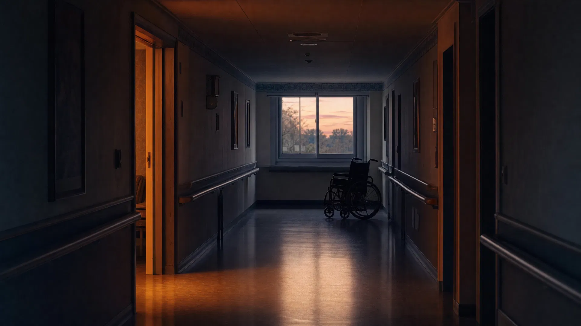 Nursing home corridor
